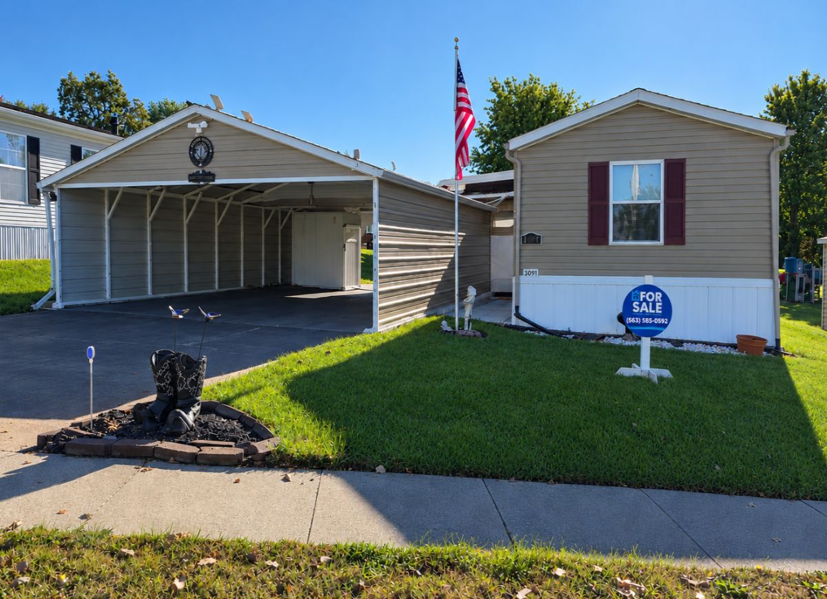 A photo of the home
